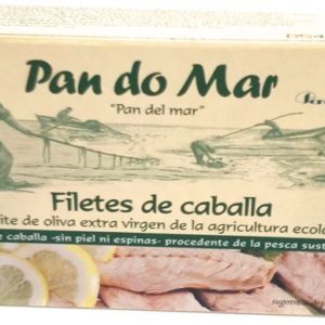 Filetes de Caballa en Aceite de Oliva Extra Vírgen Ecológico
