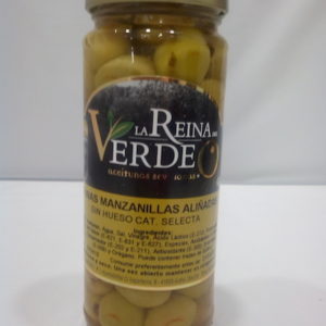 Aceitunas Manzanillas Aliñadas sin Hueso